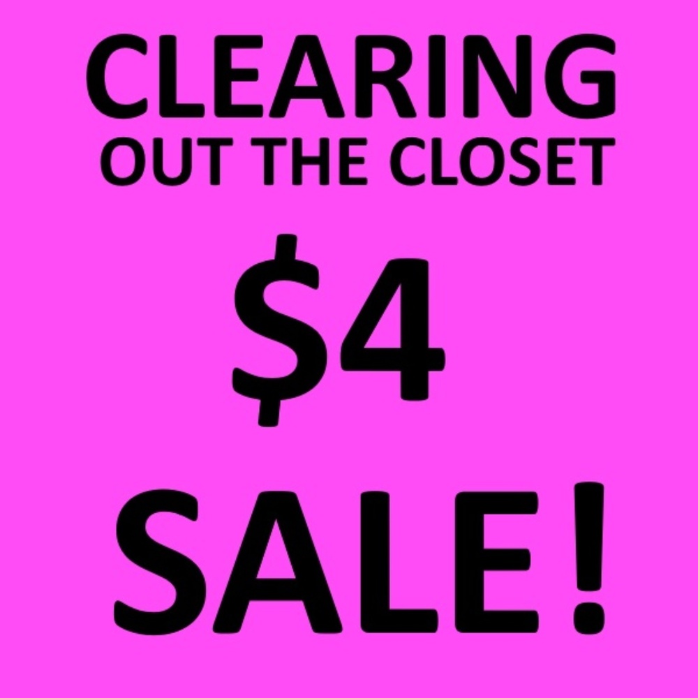 BUY 2 ITEMS OR MORE @ $4 EACH ALL PRICES SLASHED!!